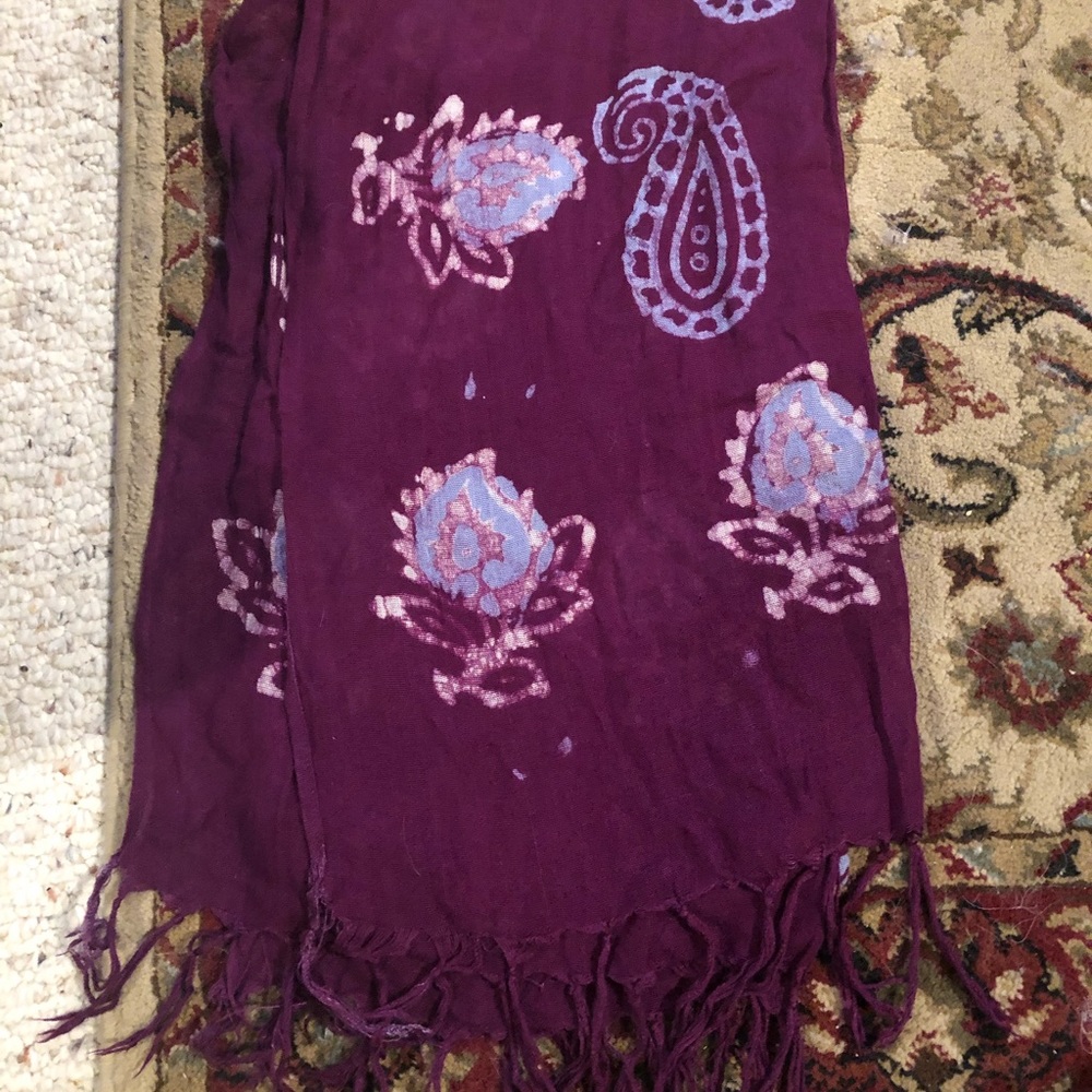 Purple raj Scarf